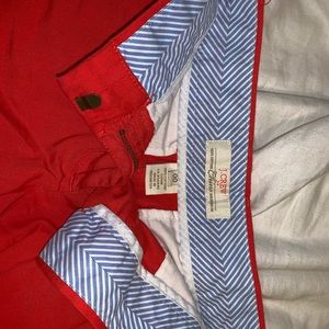 J CREW red shorts